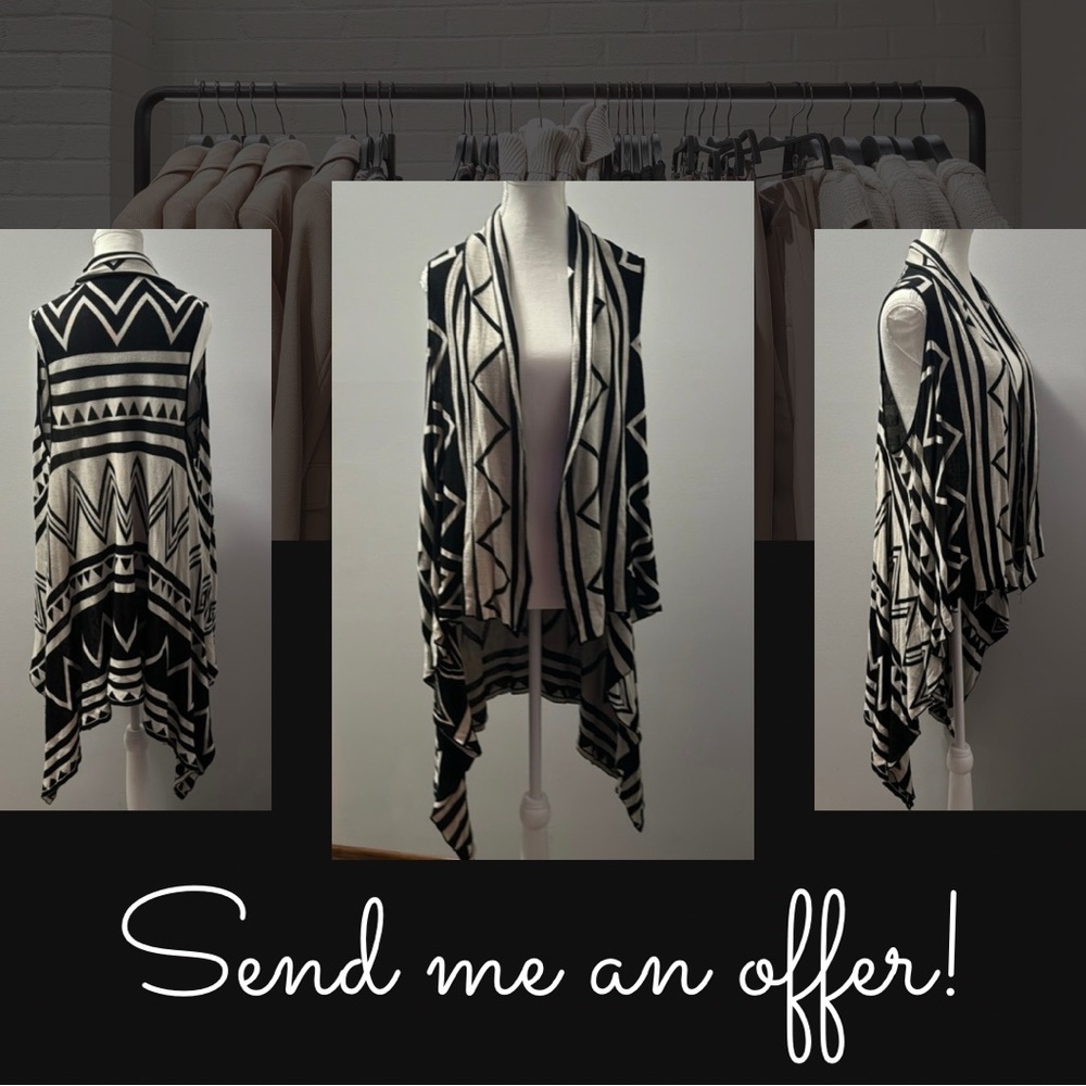 Woman’s Tunic Cardigan Tank Top